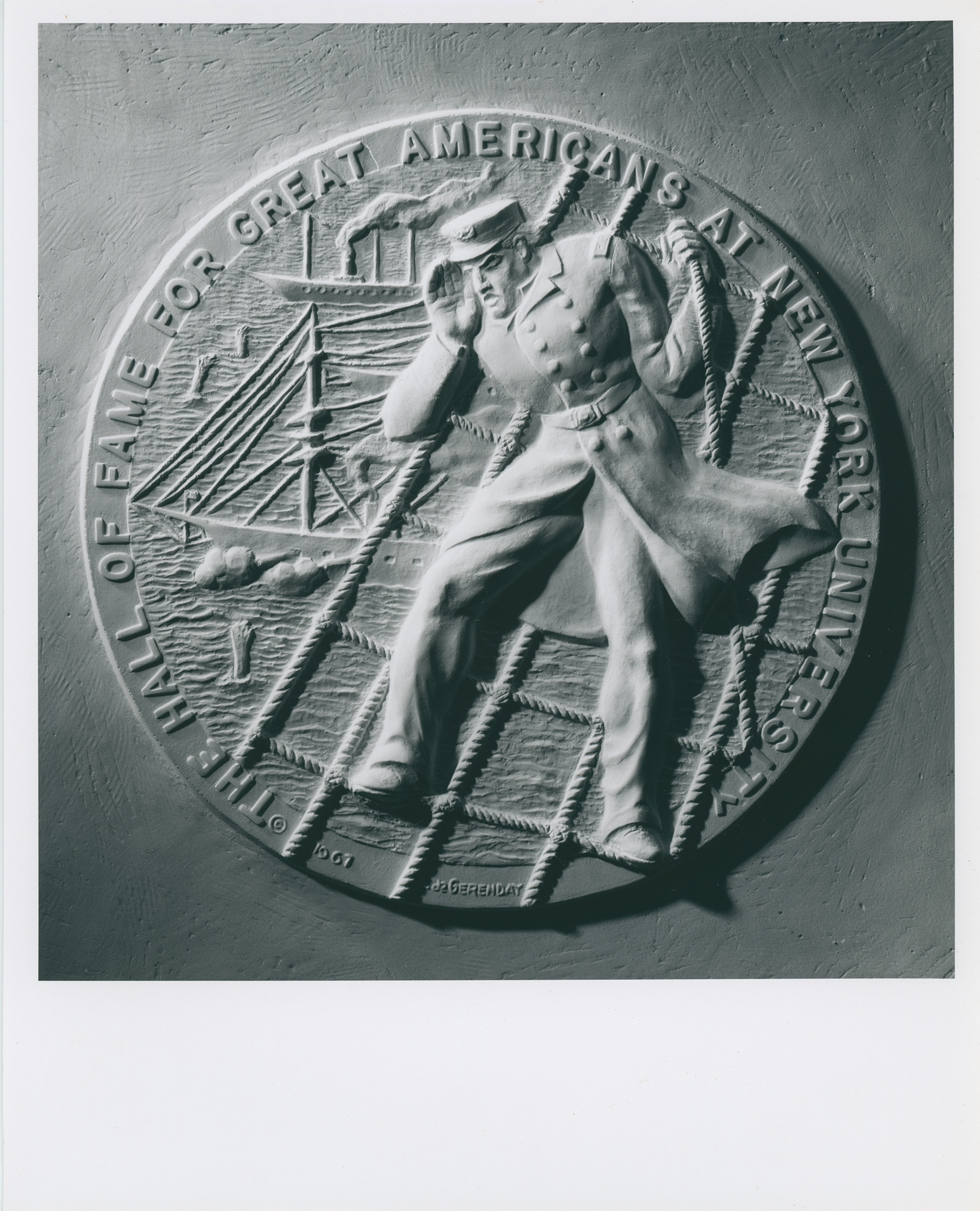 David G. Farragut medallion reverse